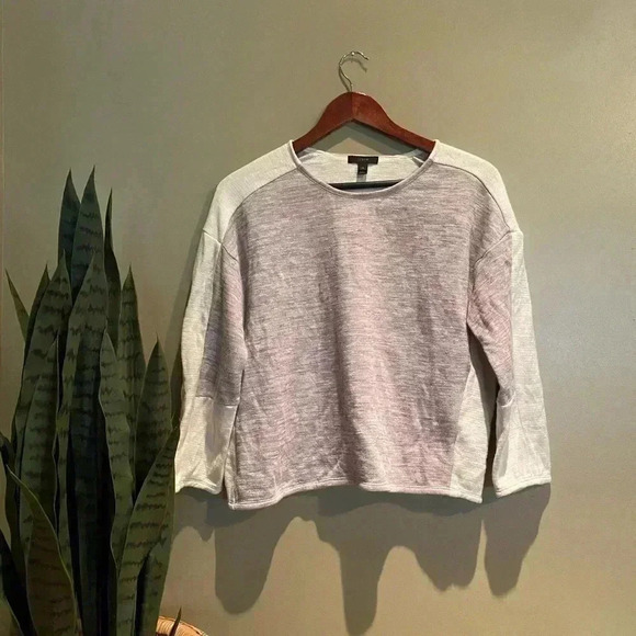 JCREW BLOCK SWEATER NEUTRAL COLORS - Picture 1 of 4